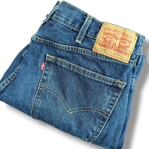 Levi's 550 Relaxed Fit Jeans Men's W38 L29‎ Blue Denim Pants Comfort